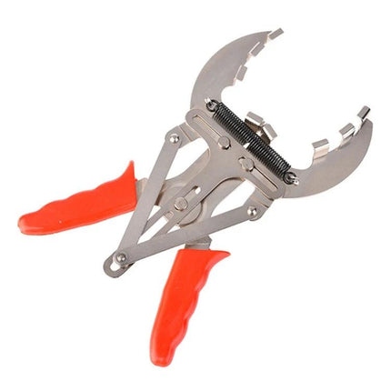 Essential Tool for Everyday Car Piston Ring Maintenance - stainless steel piston ring pliers with red grips for safe installation and removal