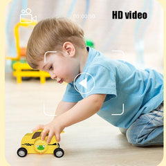 Kids' Racing Style WiFi Dual-Lens Touch Screen Digital Camera with 32GB Memory Card