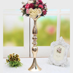 Elegant Wrought Iron Candlestick Lamp for Bedroom and Living Room Décor