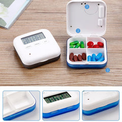 Smart Portable Medicine Organizer with Electronic Reminder and Timer