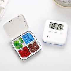 Smart Portable Medicine Organizer with Electronic Reminder and Timer