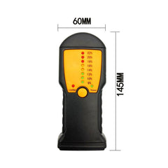 Digital Wood Moisture Meter - Accurate Water Leak Detector & Damp Tester for Wood and Gypsum Board