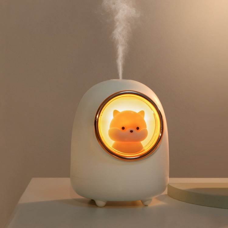 Cartoon Space Capsule Car Portable Cute Pet Desktop Humidifier, M08 USB Charging Type, M08 Battery Type - Syndmart