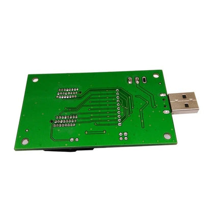 USB Socket for Programming Mobile Phone Components - green PCB USB socket for IC chip testing without soldering