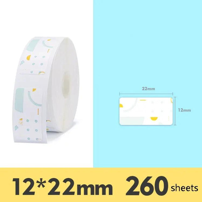 Thermal Label Stickers for NIIMBOT D11 Printer, Various Patterns | Syndmart