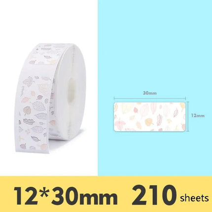 Thermal Label Stickers for NIIMBOT D11 Printer, Various Patterns