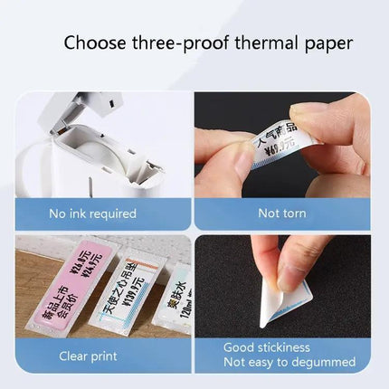 Thermal Label Stickers for NIIMBOT D11 Printer, Various Patterns