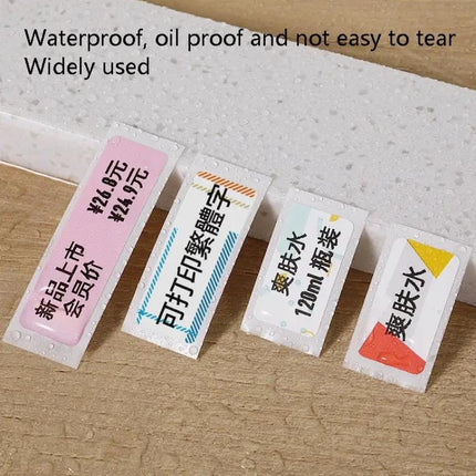 Thermal Label Stickers for NIIMBOT D11 Printer, Various Patterns