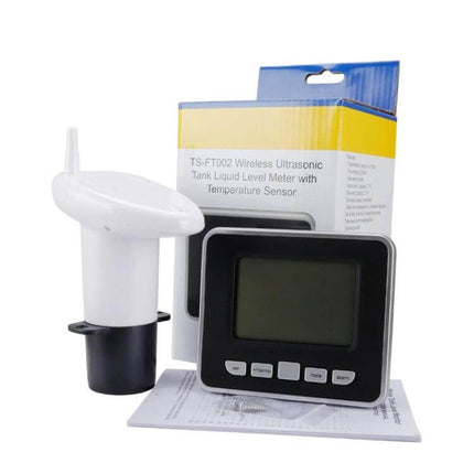 Electronic Water Tank Level Gauge with Temperature Monitor - ultrasonic sensor and digital display for home and farm tanks up to 15m