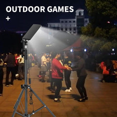 Versatile Outdoor LED Camping Lamp with Adjustable Height and Waterproof Design