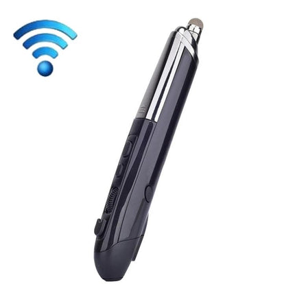 Wireless Multi-Function Pen for Presentations and Whiteboards - 2.4GHz remote presenter and stylus for advancing slides and annotating whiteboards up to 10m