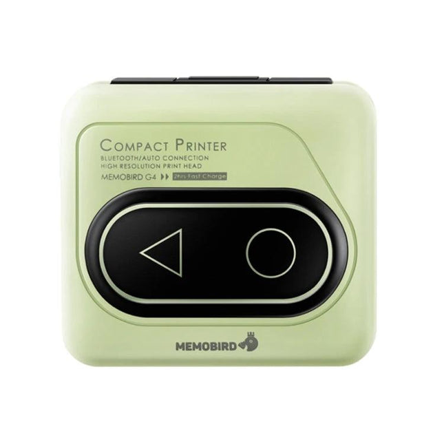 Memobird G4 Portable Thermal Printer for Student Notes compact pale green Bluetooth printer for printing notes on the go