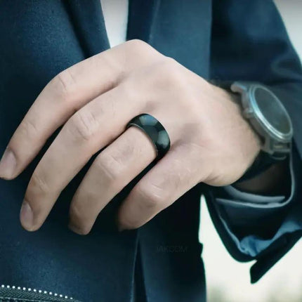 Jakcom Smart Ring For Apple And Android Black Ceramic