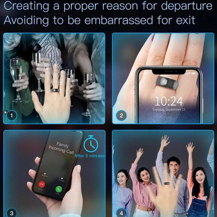 Jakcom Smart Ring For Apple And Android Black Ceramic