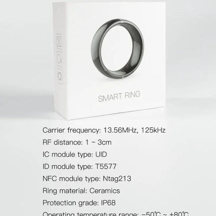 Jakcom Smart Ring For Apple And Android Black Ceramic
