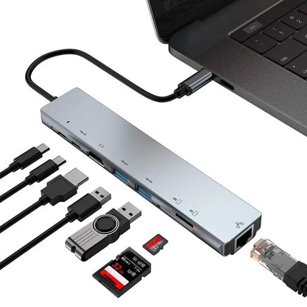 Type-C Multi-Port Docking Station for Versatile Connections