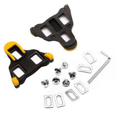 Bicycle Cleat Set with 6-Degree Lock Plate for Road Bike Shoes