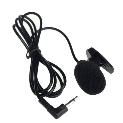 Lavalier Microphone for Daily Business Interactions wired clip-on lavalier with foam windscreen and 3.5mm right-angle jack for clear meeting audio