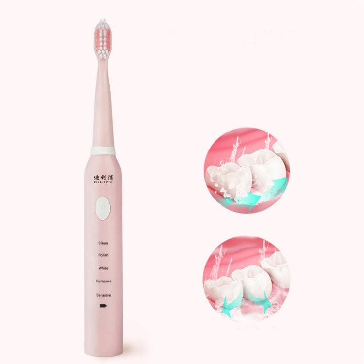 Sonic Rechargeable Electric Toothbrush for Kids and Adults - Waterproof with 5 Modes and Soft Bristles for Teeth Whitening