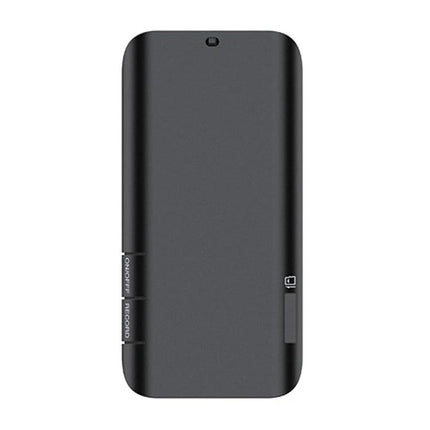 Portable Bluetooth MP3 Player for Music Playback and Recording — compact black device with touch buttons, Bluetooth streaming and built-in recorder