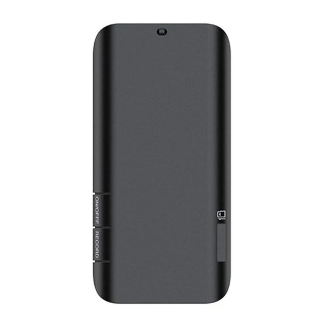 Portable Bluetooth MP3 Player for Music Playback and Recording — compact black device with touch buttons, Bluetooth streaming and built-in recorder