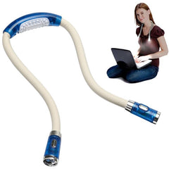 Flexible U-shaped LED Neck Reading Lamp - Handsfree Book Light Torch