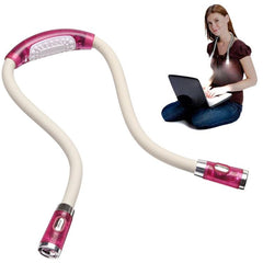 Flexible U-shaped LED Neck Reading Lamp - Handsfree Book Light Torch