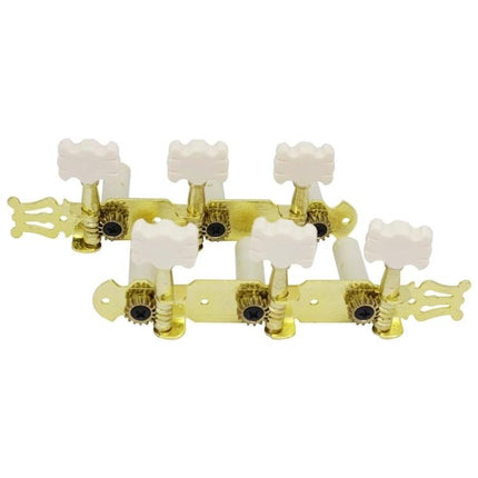 Reliable Guitar Tuning Pegs for Daily Musician Essentials - gold classical guitar replacement tuning pegs with white buttons