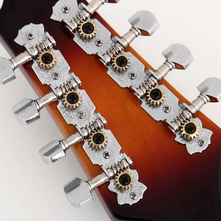 Reliable Guitar Tuning Pegs for Daily Musician Essentials - chrome replacement tuning pegs on acoustic guitar headstock