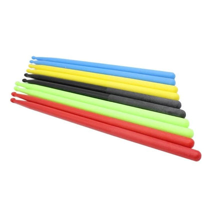 Colorful Drumsticks for Daily Music Practice at Home - nylon practice sticks with granular grip for steady warm-ups and reduced slips