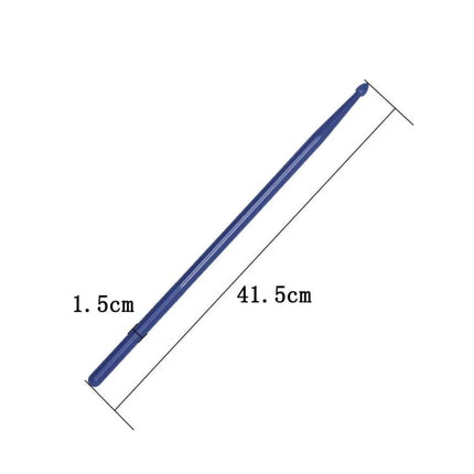 Colorful Drumsticks for Daily Music Practice at Home - blue nylon drumstick 41.5cm with granular grip for reliable home practice