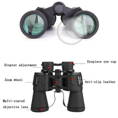 High-Power 20X50 Low Light Night Vision Binoculars with BAK-4 Prism and Waterproof Design