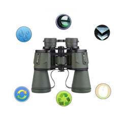 High-Power 20X50 Low Light Night Vision Binoculars with BAK-4 Prism and Waterproof Design