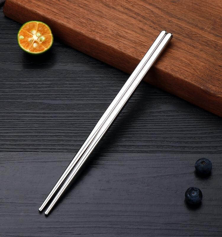 Heat-Resistant Non-Slip Stainless Steel Chopsticks