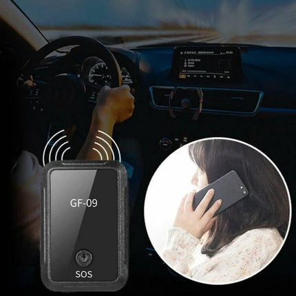 GF09 Portable GPS Tracker for Children and Pet Safety compact GF-09 SOS tracker attached to bag or collar for real-time location updates