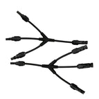 1 Pair MC4 Four-way Y Type