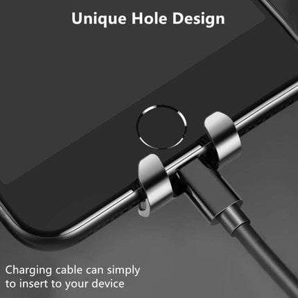 EMIUP Car Air Vent Gravity Phone Holder For Easy In Car Use showing unique hole design allowing charging cable to pass through