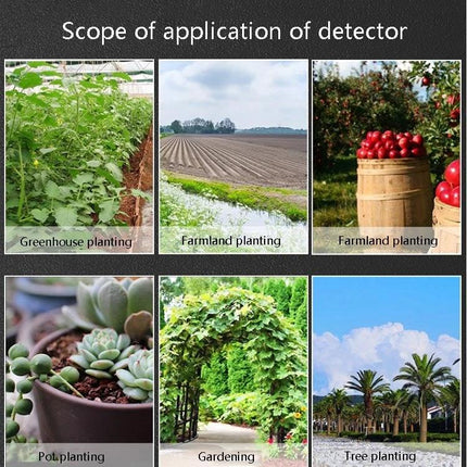3-in-1 Soil Tester for Garden pH, Moisture, and Light Levels used in greenhouse, farmland, pot planting and gardening to check soil conditions