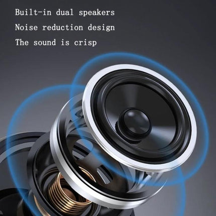 Electronic drum kit for beginner home music practice sessions - close-up of built-in dual speaker showing noise reduction design and crisp sound