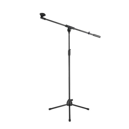 Microphone Stand for Stage and School Performances - adjustable carbon steel boom mic stand for classroom and live events