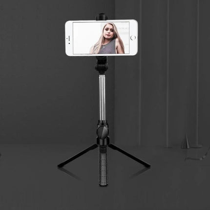 Tripod Selfie Stick for Everyday Photos and Group Shots - compact combo tripod and selfie stick holding phone for steady group photos