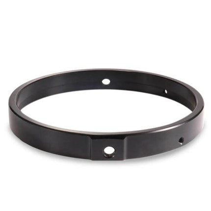 7 Inch Motorcycle Headlight Ring Bracket Black Easy Install - CNC black 7-inch headlight mounting ring with rust-resistant finish