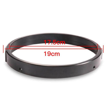 7 Inch Motorcycle Headlight Ring Bracket Black Easy Install CNC machined black 7-inch headlight ring bracket with rust-resistant finish and easy install