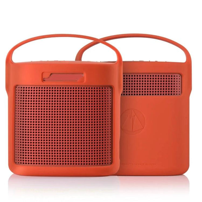 Bose Silicone Protective Cover For Portable Speaker Daily Travel orange silicone case with handle and carabiner-ready design