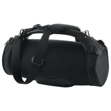 JBL Boombox Padded Carry Bag For Everyday Outings And Travel black twill cloth protective shoulder strap case