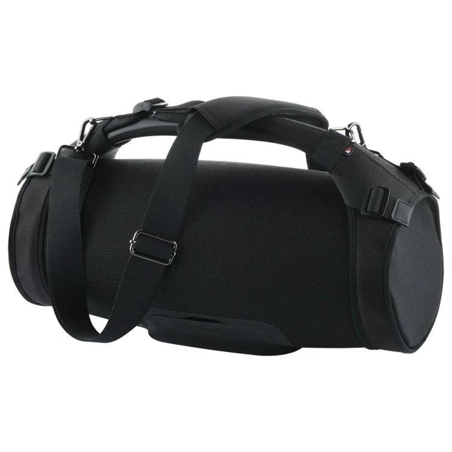JBL Boombox Padded Carry Bag For Everyday Outings And Travel black twill cloth protective shoulder strap case