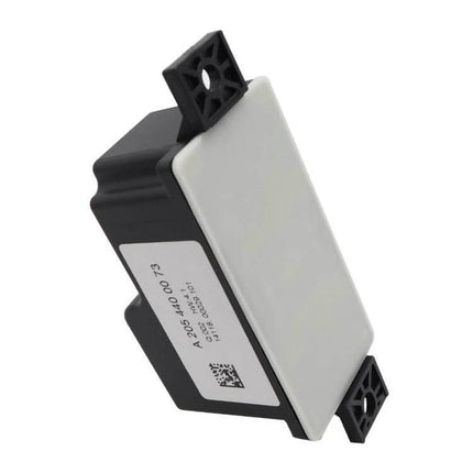 Car Voltage Converter Controller For Mercedes Benz - black rectangular power interface module with white face and mounting tabs