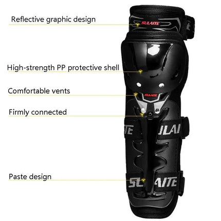 SULAITE Motorcycle Protective Gear Knee And Elbow Pads All-Season