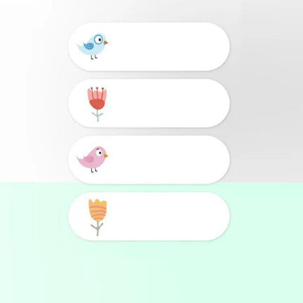 Thermal Stickers for NIIMBOT D11 Printer: Cosmetic Labels