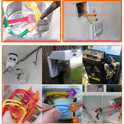 Pack of 10 Fast Wire Connector Terminals for Electrical Wiring used to quickly join household and appliance wires during renovations and repairs
